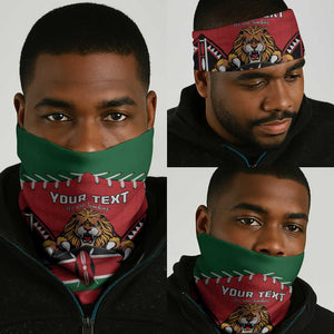 Custom Kenya Rugby Neck Gaiter We Are Simbas LT15