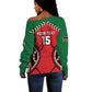 Custom Kenya Rugby Off Shoulder Sweater We Are Simbas