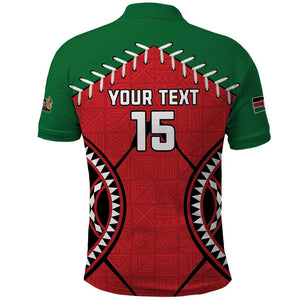 Custom Kenya Rugby Polo Shirt We Are Simbas