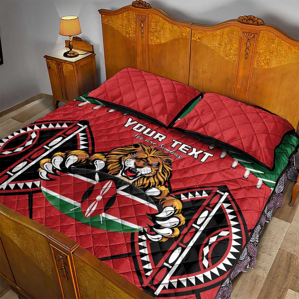 Custom Kenya Rugby Quilt Bed Set We Are Simbas