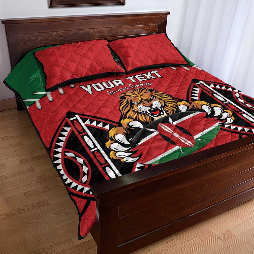 Custom Kenya Rugby Quilt Bed Set We Are Simbas
