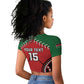 Custom Kenya Rugby Raglan Cropped T shirt We Are Simbas
