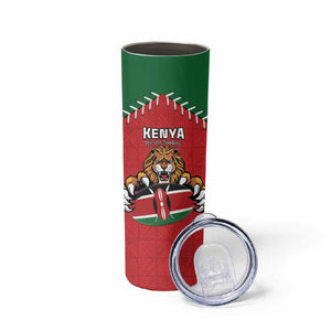Custom Kenya Rugby Skinny Tumbler We Are Simbas
