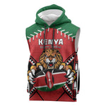 Custom Kenya Rugby Sleeveless Hoodie We Are Simbas - African Pride