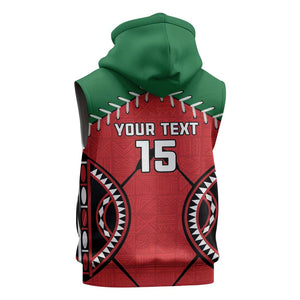 Custom Kenya Rugby Sleeveless Hoodie We Are Simbas - African Pride