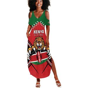 Custom Kenya Rugby Summer Maxi Dress We Are Simbas