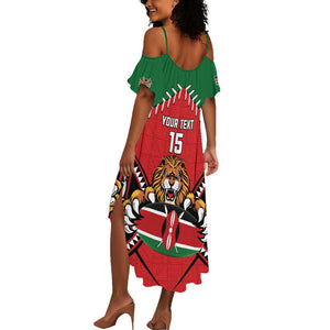 Custom Kenya Rugby Summer Maxi Dress We Are Simbas
