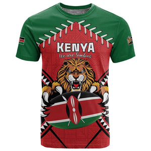 Custom Kenya Rugby T shirt We Are Simbas