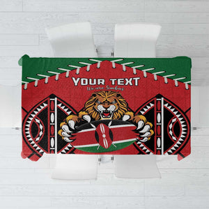 Custom Kenya Rugby Tablecloth We Are Simbas