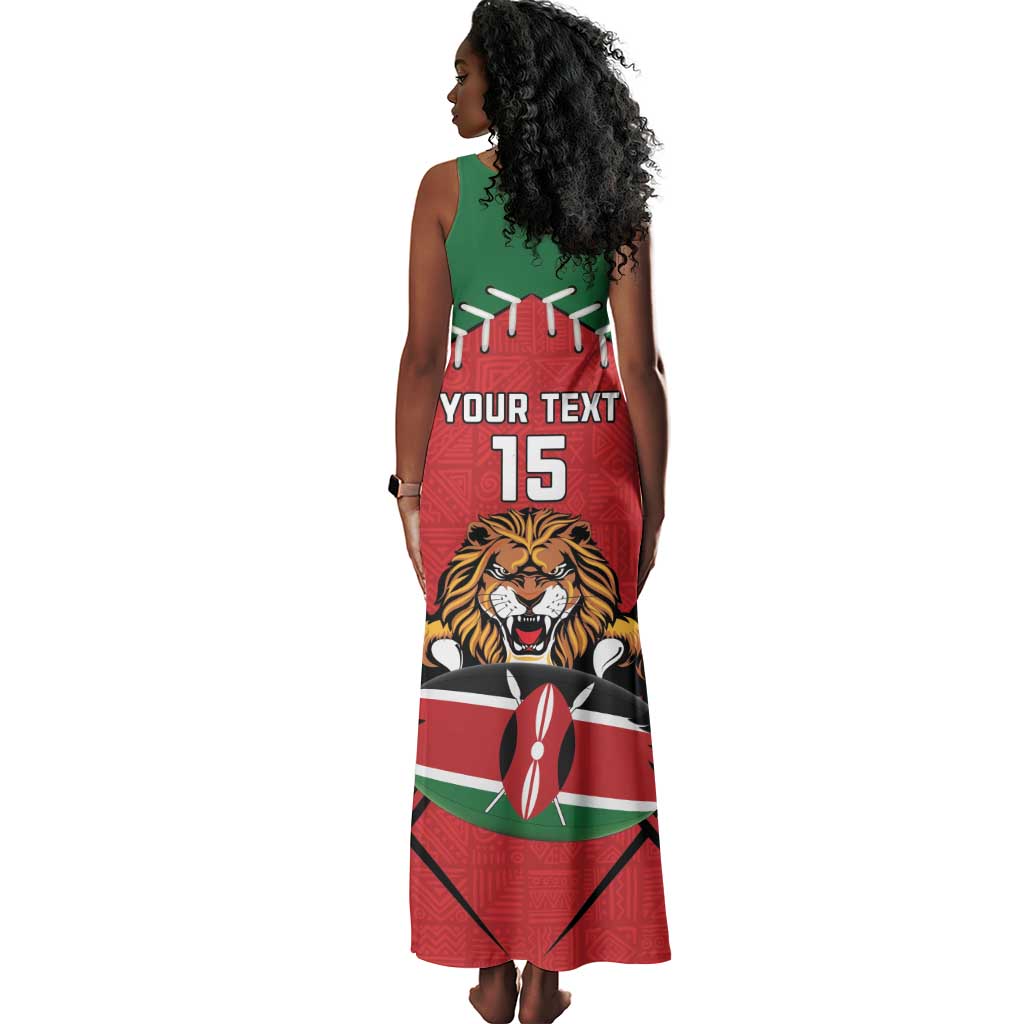 Custom Kenya Rugby Tank Maxi Dress We Are Simbas