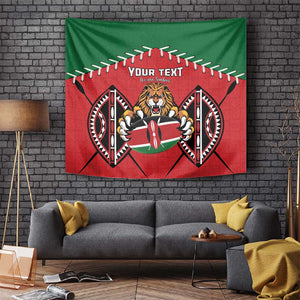 Custom Kenya Rugby Tapestry We Are Simbas