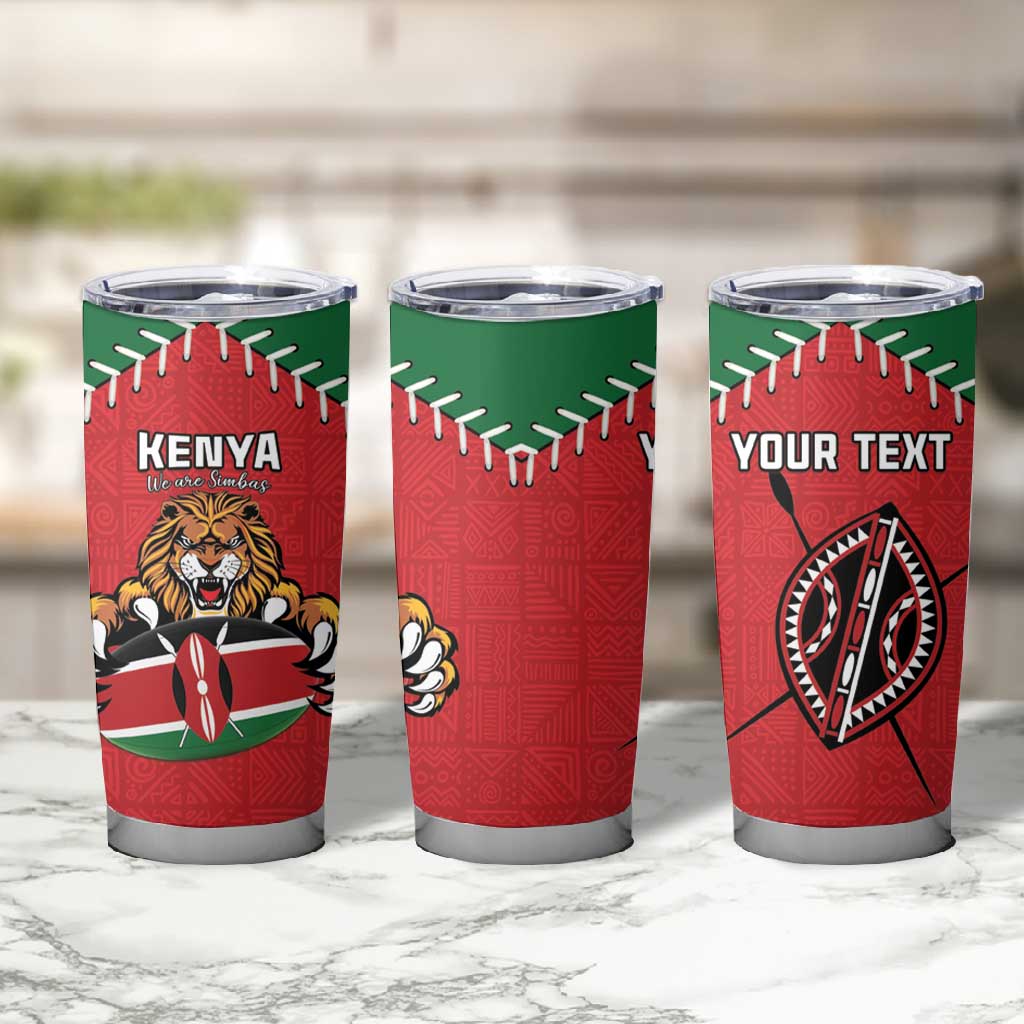 Custom Kenya Rugby Tumbler Cup We Are Simbas