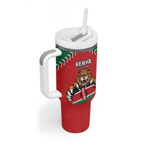 Custom Kenya Rugby Tumbler With Handle We Are Simbas