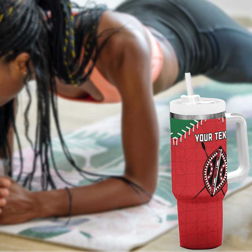Custom Kenya Rugby Tumbler With Handle We Are Simbas
