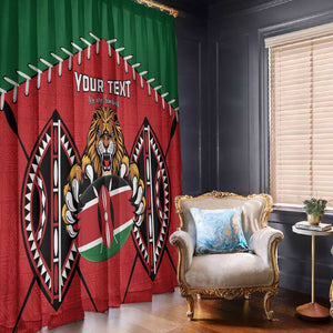 Custom Kenya Rugby Window Curtain We Are Simbas