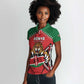 Custom Kenya Rugby Women Polo Shirt We Are Simbas
