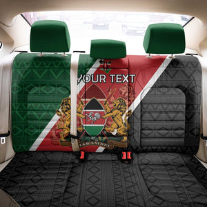 Personalised Kenya Back Car Seat Cover Flag Style - African Pattern
