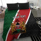 Personalised Kenya Bedding Set Flag Style - African Pattern