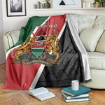 Personalised Kenya Blanket Flag Style - African Pattern