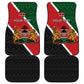 Personalised Kenya Car Mats Flag Style - African Pattern