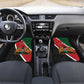 Personalised Kenya Car Mats Flag Style - African Pattern
