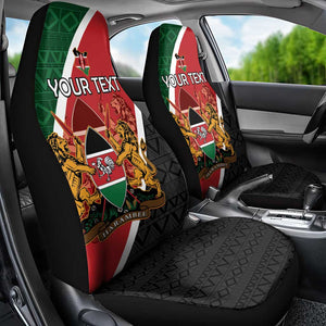 Personalised Kenya Car Seat Cover Flag Style - African Pattern