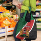 Personalised Kenya Grocery Bag Flag Style - African Pattern