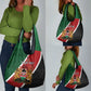 Personalised Kenya Grocery Bag Flag Style - African Pattern