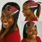 Personalised Kenya Neck Gaiter Flag Style - African Pattern LT15