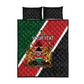 Personalised Kenya Quilt Bed Set Flag Style - African Pattern
