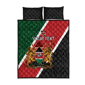 Personalised Kenya Quilt Bed Set Flag Style - African Pattern