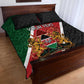 Personalised Kenya Quilt Bed Set Flag Style - African Pattern