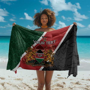 Personalised Kenya Sarong Flag Style - African Pattern