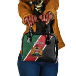 Personalised Kenya Shoulder Handbag Flag Style - African Pattern