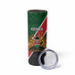 Personalised Kenya Skinny Tumbler Flag Style - African Pattern