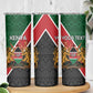 Personalised Kenya Skinny Tumbler Flag Style - African Pattern