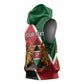Personalised Kenya Sleeveless Hoodie Flag Style - African Pattern - African Pride