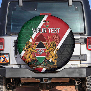 Personalised Kenya Spare Tire Cover Flag Style - African Pattern
