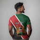Personalised Kenya T shirt Flag Style - African Pattern
