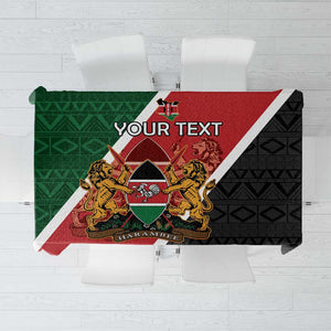 Personalised Kenya Tablecloth Flag Style - African Pattern