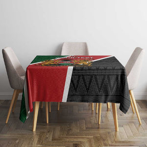 Personalised Kenya Tablecloth Flag Style - African Pattern