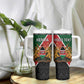Personalised Kenya Tumbler With Handle Flag Style - African Pattern