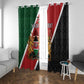 Personalised Kenya Window Curtain Flag Style - African Pattern