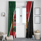 Personalised Kenya Window Curtain Flag Style - African Pattern