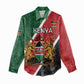 Personalised Kenya Women Casual Shirt Flag Style - African Pattern LT15