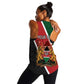 Personalised Kenya Women Racerback Tank Flag Style - African Pattern