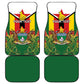 Personalised Zimbabwe Independence Day Car Mats Coat Of Arms Fire Lilies