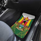 Personalised Zimbabwe Independence Day Car Mats Coat Of Arms Fire Lilies