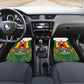 Personalised Zimbabwe Independence Day Car Mats Coat Of Arms Fire Lilies
