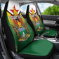 Personalised Zimbabwe Independence Day Car Seat Cover Coat Of Arms Fire Lilies
